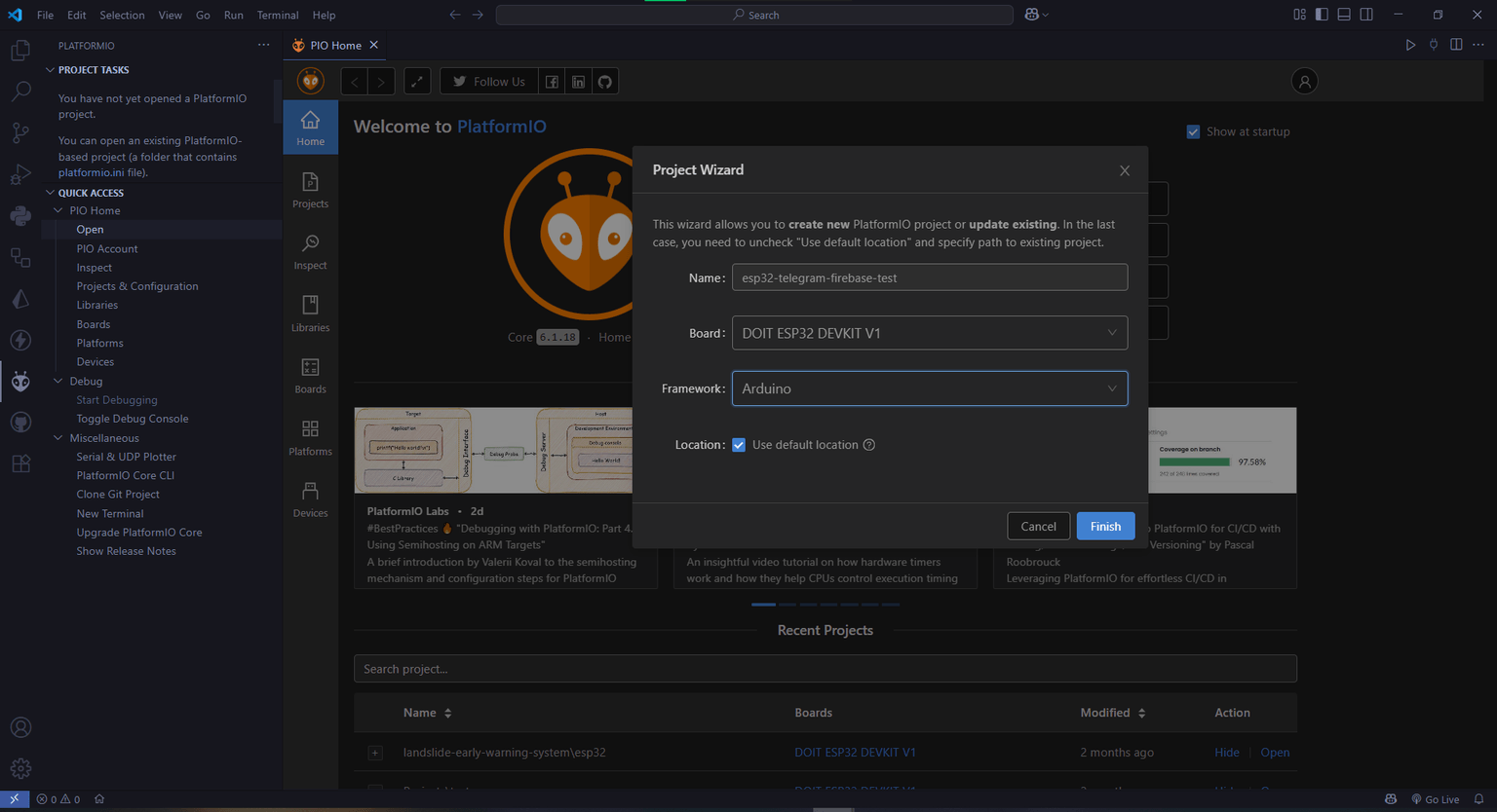 platformio-setup